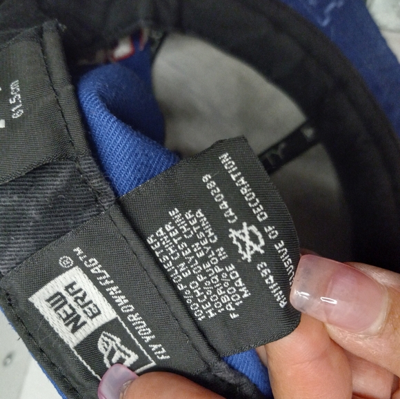 New York Giants New Era NFC Men's Embroidered Fitted Basic Baseball Cap Hat - Picture 2 of 10